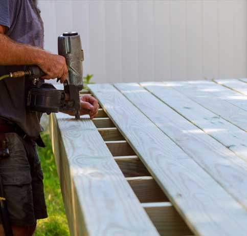 Deck repair and structural corrections